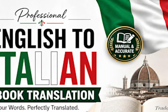 translate your book from english to italian manually