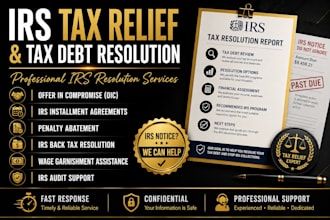 assist with irs back taxes, penalty abatement, and tax debt resolution