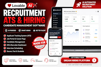 build lovable ai recruitment ats hiring candidate managementhr software saas mvp