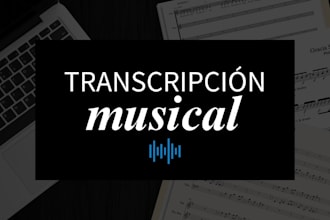 transcribe your favorite sheet music