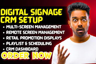 setup digital signage yodeck optisigns hexnode box play reach displai rise CRM