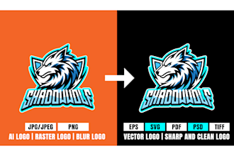 redesign ai generated logo edit fix vectorize modify raster to vector business