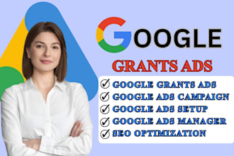 google ads grants ppc campaign nonprofits fundraising  pay per clicks ads setup