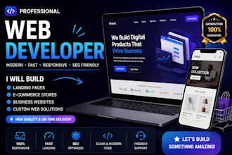 build a modern, fast, and responsive website or e commerce store