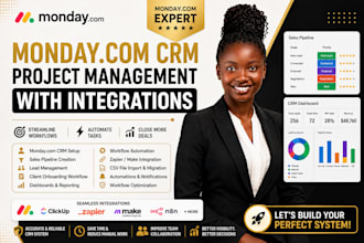 setup clickup and monday com workspaces with ai workflow automation
