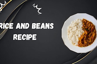 write rice and beans recipe