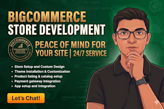 design, customize and create a bigcommerce store from scratch