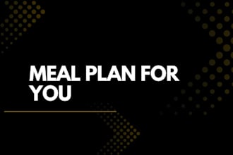 do a full food recipe meal plan