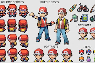 draw oc nsfw pixel art animation pokemon sprite minecraft pixelart sprite sheet