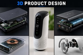 design consumer electronic product enclosure pcb housing 3d cad model solidwork
