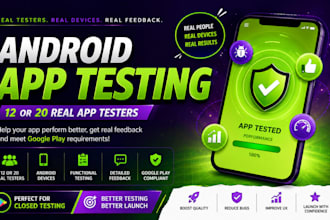 app marketing 12 app tester mobile app testing andriod app testing 20 app tester