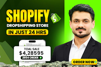 design and redesign shopify dropshipping store