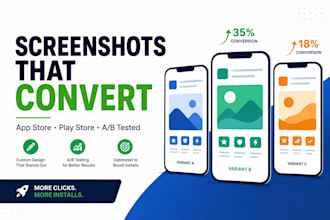 design and ab test your app store screenshots to boost conversion rate