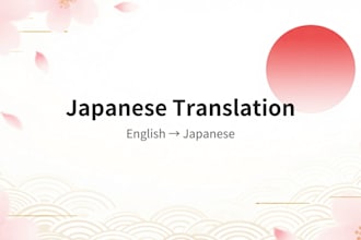 japanese translation and proofreading service
