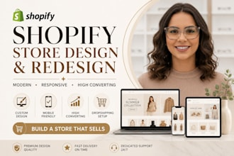 shopify website redesign, shopify store design, shopify redesign