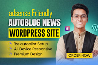 create an autoblog or autopilot automated news website adsense friendly
