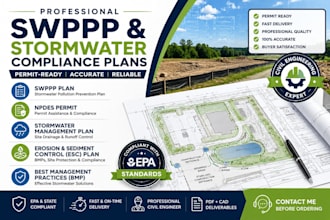 create swppp plan, npdes permit stormwater management plan