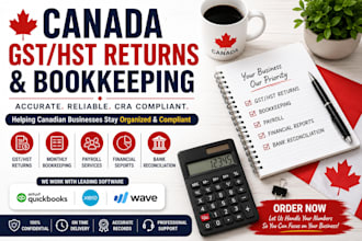 file canada gst hst returns and monthly bookkeeping for small businesses