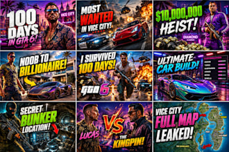 make eye catching gaming youtube thumbnails