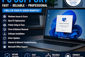 fix windows PC issues remotely