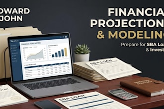 prepare financial projections modeling and financial plans for sba loans