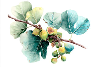 draw watercolor botanical illustration art