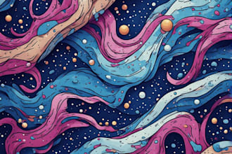 make a digital design for textile print