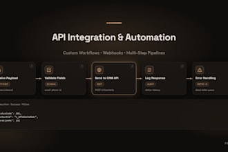 build custom API integrations and automation workflows