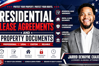 draft residential lease agreements and property documents
