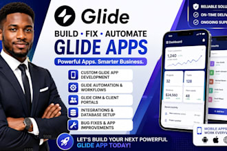 build, fix glide app glide automation glide crm glide designer mobile app