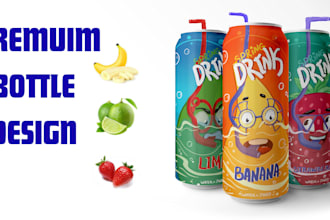 design custom product label, food label, bottle label, and pouch label design