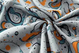 create pattern design for textile fabrics print