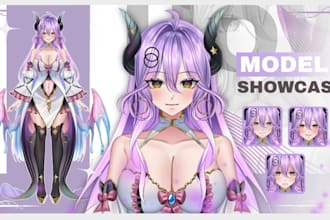 create custom anime pngtuber avatar for twitch youtube discord streaming