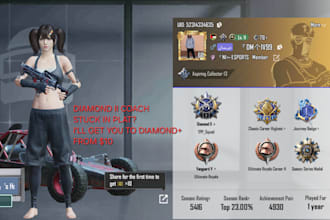 coach you in pubg mobile to reach diamond and ace rank fast