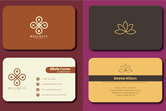 do unique minimalist business card design