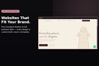 build a modern website for your small business