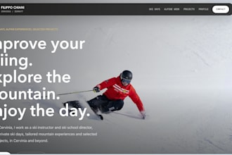 design and build a modern minimalist website