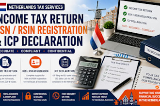 prepare netherlands income tax bsn rsin registration and icp filing