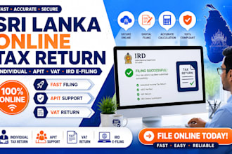 file sri lanka individual tax return apit and vat return online