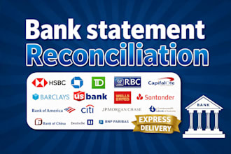 do bank statement work on urgent basis