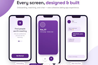 design and develop dating app tinder clone using flutter