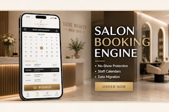 set up or optimize fresha, vagaro, or booksy for your salon