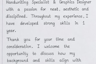 convert your text into neat custom handwriting