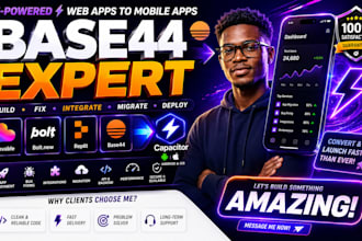 base44 expert base44 bug fixing base44 integration base44 migration capacitor