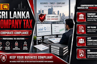 prepare sri lanka company tax return vat apit and ird compliance