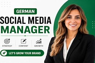 be your german social media manager, content creator and social media marketer