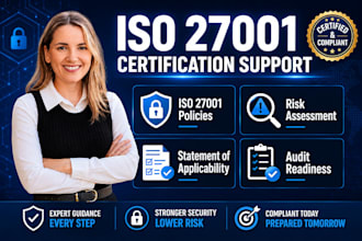 iso 27001 documentation and certification support