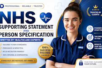 write nhs supporting statement trac application person specification