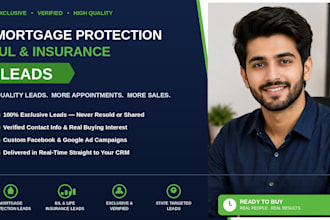 generate mortgage protection and iul prospection for you