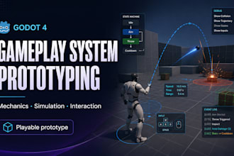 prototype a custom gameplay system in godot